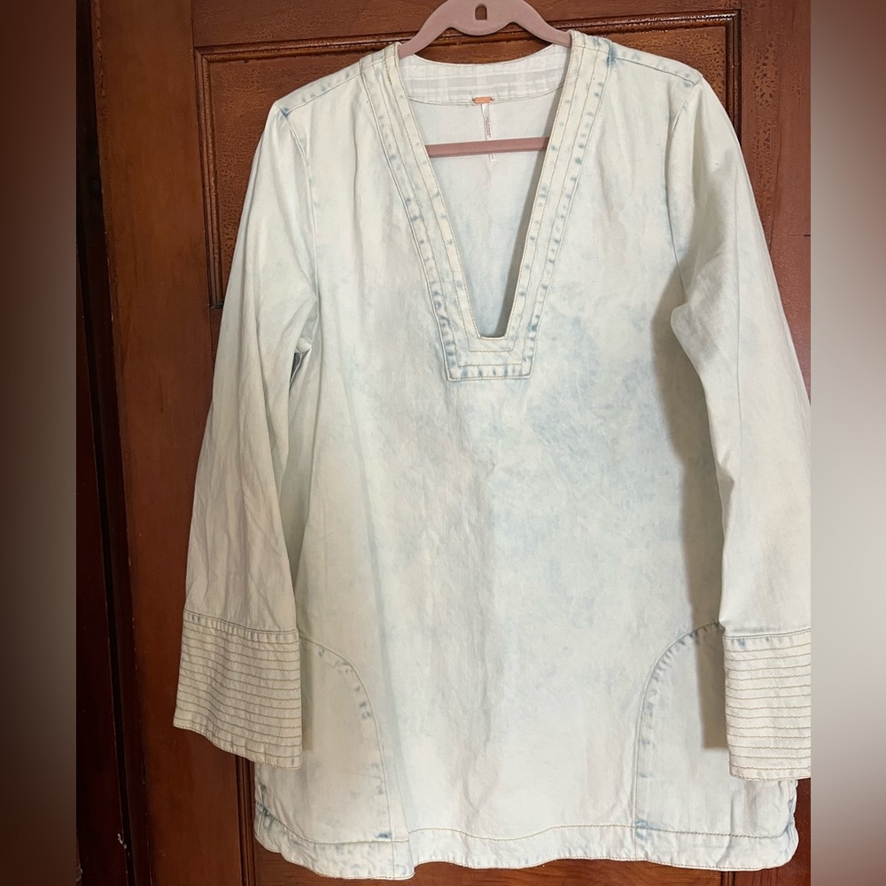Free People denim tunic